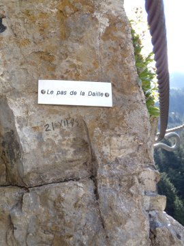 Cartello a Le pas de la Daille (28432 bytes)